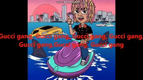 gucci gang traduction|[TRADUCTION FRANÇAISE] Lil Pump .